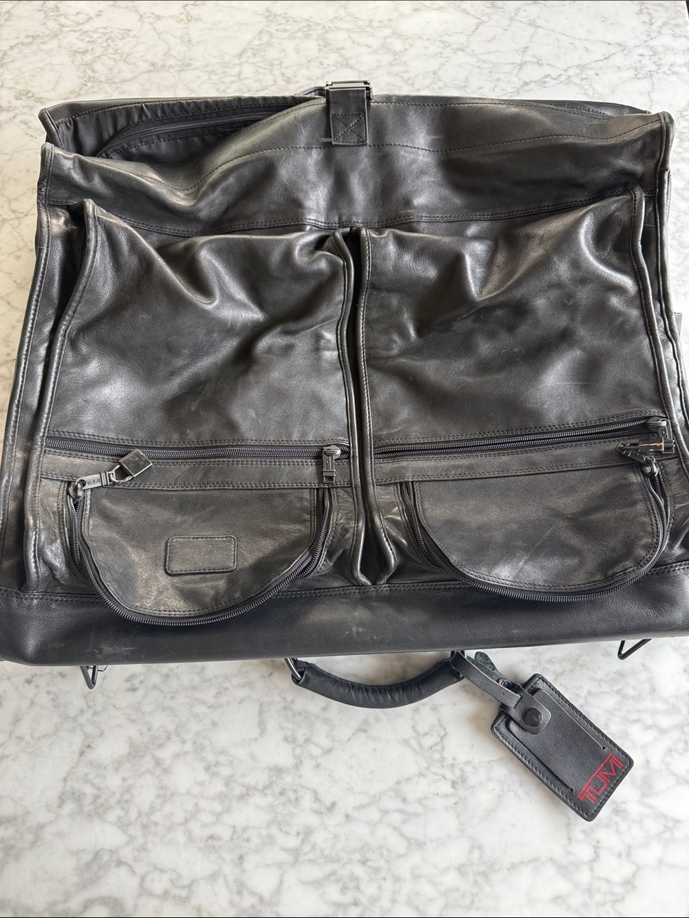 Tumi Genuine Leather Travel Garment Bag